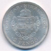 1935. 2P Ag "Rákóczi" T:AU apró ph
Adamo P7.2