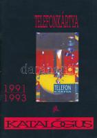 Telefonkártya katalógus 1991-1993. Kiadói tűzött papírkötés, 32 p.