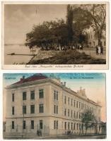 10 db RÉGI magyar város képeslap vegyes minőségben / 10 pre-1945 Hungarian town-view postcards in mi...