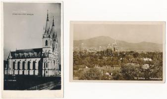 4 db RÉGI erdélyi város képeslap vegyes minőségben / 4 pre-1945 Transylvanian town-view postcards in...