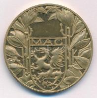 2000. "MAC - Magyar Athletikai Club 1875-2000" bronz sport emlékérem (38mm) T:AU kis patina