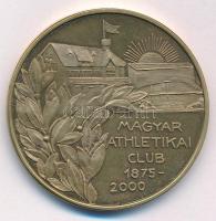 2000. "MAC - Magyar Athletikai Club 1875-2000" bronz sport emlékérem (38mm) T:AU kis patin...
