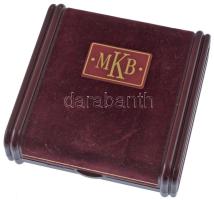 Lebó Ferenc (1960-) 1997. "MKB - Magyar Külkereskedelmi Bank Rt." jelzett Ag emlékérem sér...