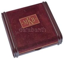 Lebó Ferenc (1960-) 1996. "MKB (Magyar Külkereskedelmi Bank) Rt." Ag emlékérem kapszulában...