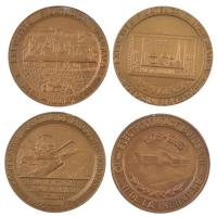 Románia 1985. "Filatéliai (és numizmatikai) kiállítás" kétoldalas bronz emlékérem tétel (4...