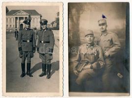 4 db RÉGI osztrák-magyar katonai fotó vegyes minőségben / 4 pre-1945 Austro-Hungarian K.u.k. militar...