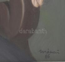 Mácsai István (1922-2005): Hajdú György (1920-2009), a Fővárosi Vízművek igazgatójának arcképe. Olaj...