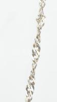 Ezüst(Ag) csavart walles nyaklánc, jelzett, h: 51 cm, nettó: 6,1 g