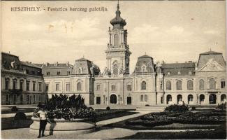 1918 Keszthely, Festetics herceg palotája. Kiadja Mérei Ignác