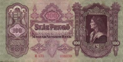 1930. 100P (3x) egymásutáni sorszámokkal T:I