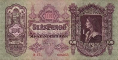 1930. 100P (3x) egymásutáni sorszámokkal T:I