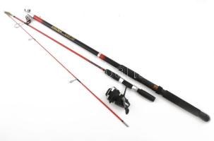 Daiwa 576M-360 horgászbot + Germina Standard horgászbor, jó állapotban