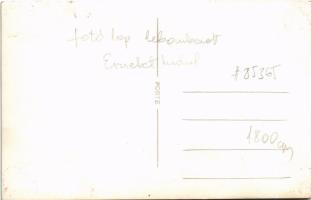 Budapest, a lebombázott Erzsébet híd. photo (fl)