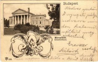 1905 Budapest XIV. Műcsarnok. Art Nouveau (szakadás / tear)