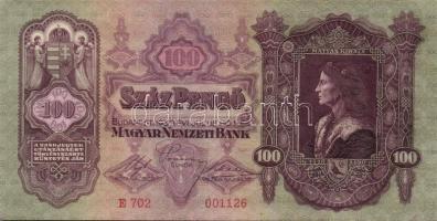 1930. 100P (2x) egymásutáni sorszámokkal T:I