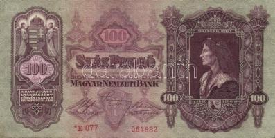 1930. 100P "*"-gal (2x) egymásutáni sorszámokkal T:I