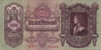 1930. 100P "*"-gal (2x) egymásutáni sorszámokkal T:I