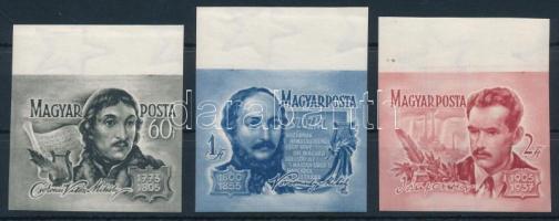 1955 Költők ívszéli vágott sor (8.000)