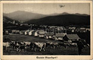 Kóspallag, legelő szarvasok. Janák Vendel fényképész 1940.(fl)