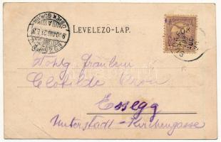 1900 Budapest XXII. Budafok (Promontor), Hajóállomás, déli és MÁV megállóhelyek, vasútállomás. Simon...