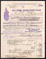 1901 Hazai általános biztosító rt biztosítási kötvénye