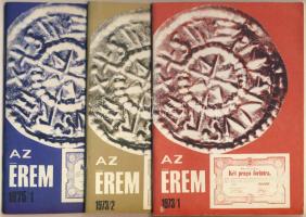 Az Érem 3db 1973-75-ből