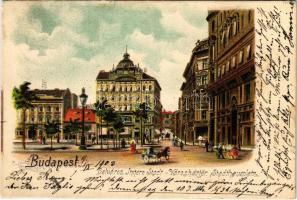 1903 Budapest V. Belváros, Városház tér. litho