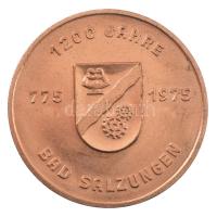 Német Demokratikus Köztársaság 1975. "Volkssolbad / Bad Salzungen 1200 éves" kétoldalas br...