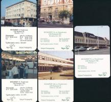 1992-1994 10 db postahivatalokkal kapcsolatos kártyanaptár