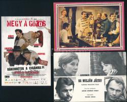 7 db filmekkel kapcsolatos reklámlap és kártyanaptár
