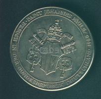 NSZK 1980. "II. János Pál pápa látogatása az NSZK-ban" ffm emlékérem eredeti díszdobozban T:2+