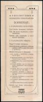 1948 Meghívó Kiss Ernő 48-as honvédtábornok szobrának leleplezési ünnepélyére. Aradi vértanú 2 p haj...