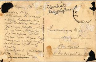 1932 Karancs-hegytető, kilátó torony, ünnepség. Kosa Joachim kiadása (Rb)