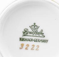 Rosenthal cukortartó, nem hozzátartozó fedéllel, jelzéssel, hibátlan, m: 13,5 cm