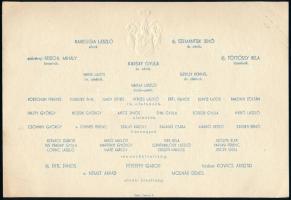 1943 Meghívó a Budapesti Kir. M. Pázmány Péter Tudományegyetem orvoskari Csaba Bajtársi Egyesülete á...