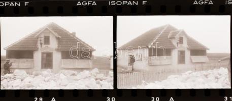 II. világháborús orosz fronton készült negatív tekercs, 36 kocka