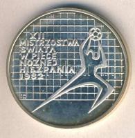 Lengyelország 1982. 200Zl Ag "Labdarúgó VB" T:PP