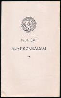 1904 A Magyar Védő Egyesület alapszabályai 16p.