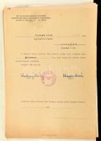 1946-1956 Dr. Csukás Zoltán állatorvos, egyetemi tanár iratai: egyetemi felkérések, kinevezések, föl...