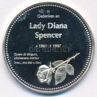 Németország 1997. Lady Diana Spencer kétoldalas fém emlékérem (34mm) T:PP kis fo. Germany 1997. Lady Diana Spencer two-sided metal medallion (34mm) C:PP small spots