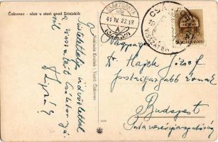 1941 Csáktornya, Cakovec; ulaz u stari grad Zrinjskih / Zrínyi vár, kastély / castle, entrance + &qu...