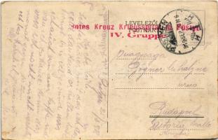 1918 Pöstyén, Piestany; Őfensége Ferenc Salvátor lovassági tábornok fogadtatása a Pro Patria hadikór...