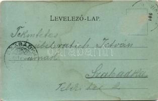 1901 Tátra, Tatry; Virágvölgy (Rózsavölgy), Blumental, Kvetnica; látkép. Schmidt Edgar kiadása / gen...