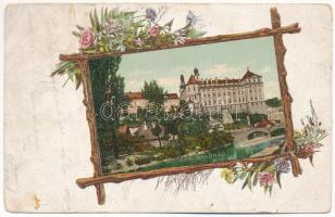 Broumov, Braunau; Art Nouveau, floral (b)