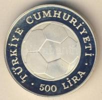 Törökország 1982. 500L Ag "Labdarúgó VB" T:PP