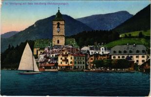 Sankt Wolfgang, St. Wolfgang mit dem Schafberg (Salzkammergut) (EM)