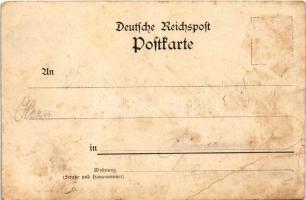 Berlin, Gruss aus der Blechbude. Radfahrer-Heim u. Klinik am Spandauer Schiffahrts-Kanal / bicycle c...