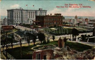 1909 San Francisco (California), view from Nob Hill, showing the Rebuilding (EK)