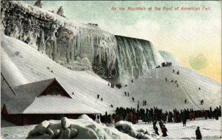 Niagara Falls, An Ice Mountain at the Foot of American Fall (EK)