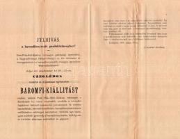 1903 A Czeglédi (ceglédi) baromfi kiállítás tervezete 7 p Felvágatlan
